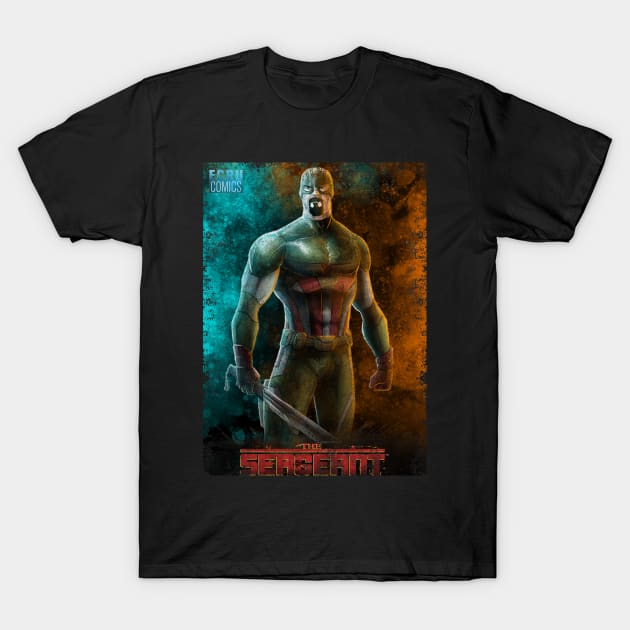 The Sergeant Pose T-Shirt by carrillo_art_studios